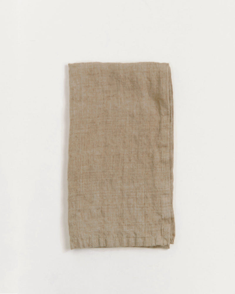 Stone Washed Linen Hemmed Dinner Napkins lifestyle