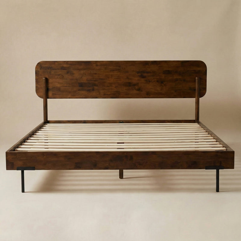 Frida Solid Hevea Bed Frame lifestyle