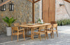 Premium Julien FSC®-Certified Teak Wood Extendable Patio Dining Set