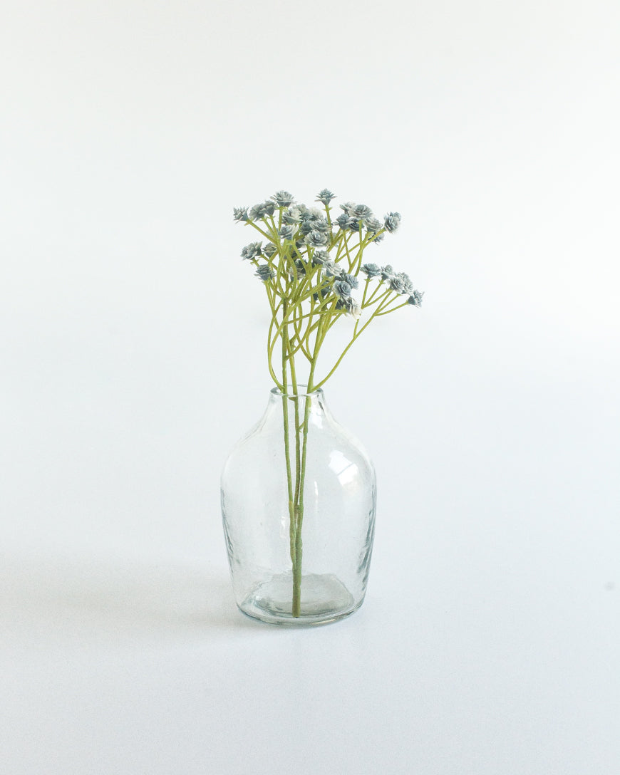 Haley Handblown Hammered Bud Vase