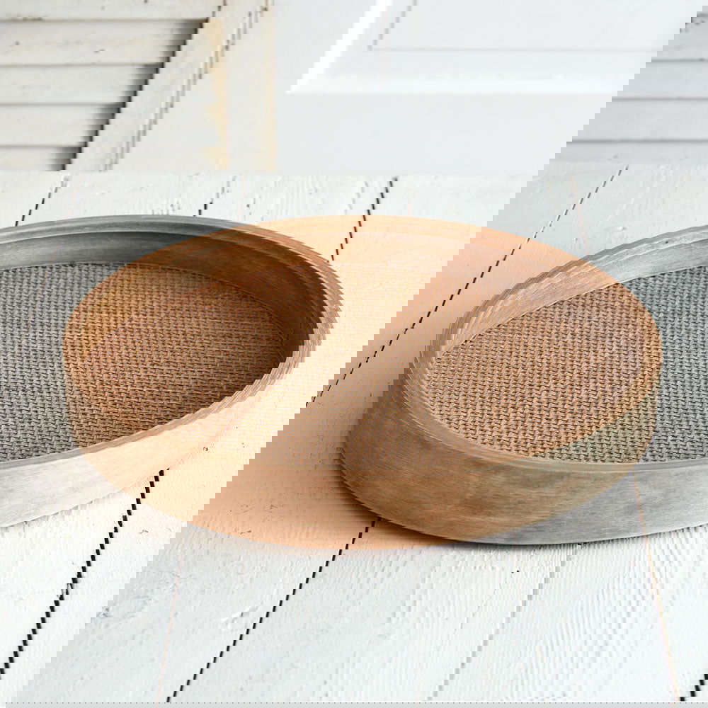 Cane and Wood Tray - Vessel