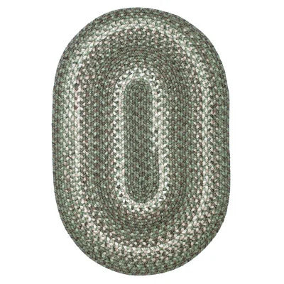 Cedar Ridge Green Ultra Durable Braided Rugs - Vessel