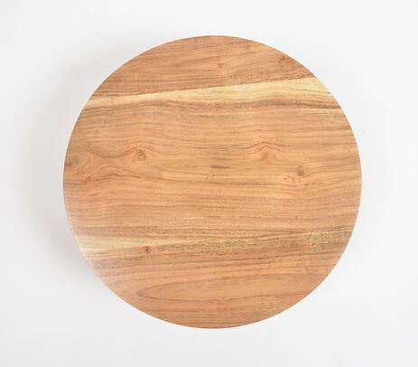 Classic Natural Acacia Wood Cake Stand - Vessel