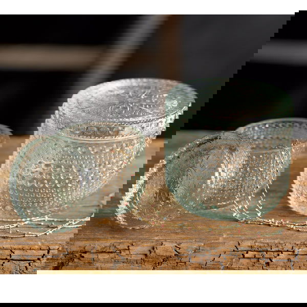Decorative Glass Jars - Set of Two - Vessel
