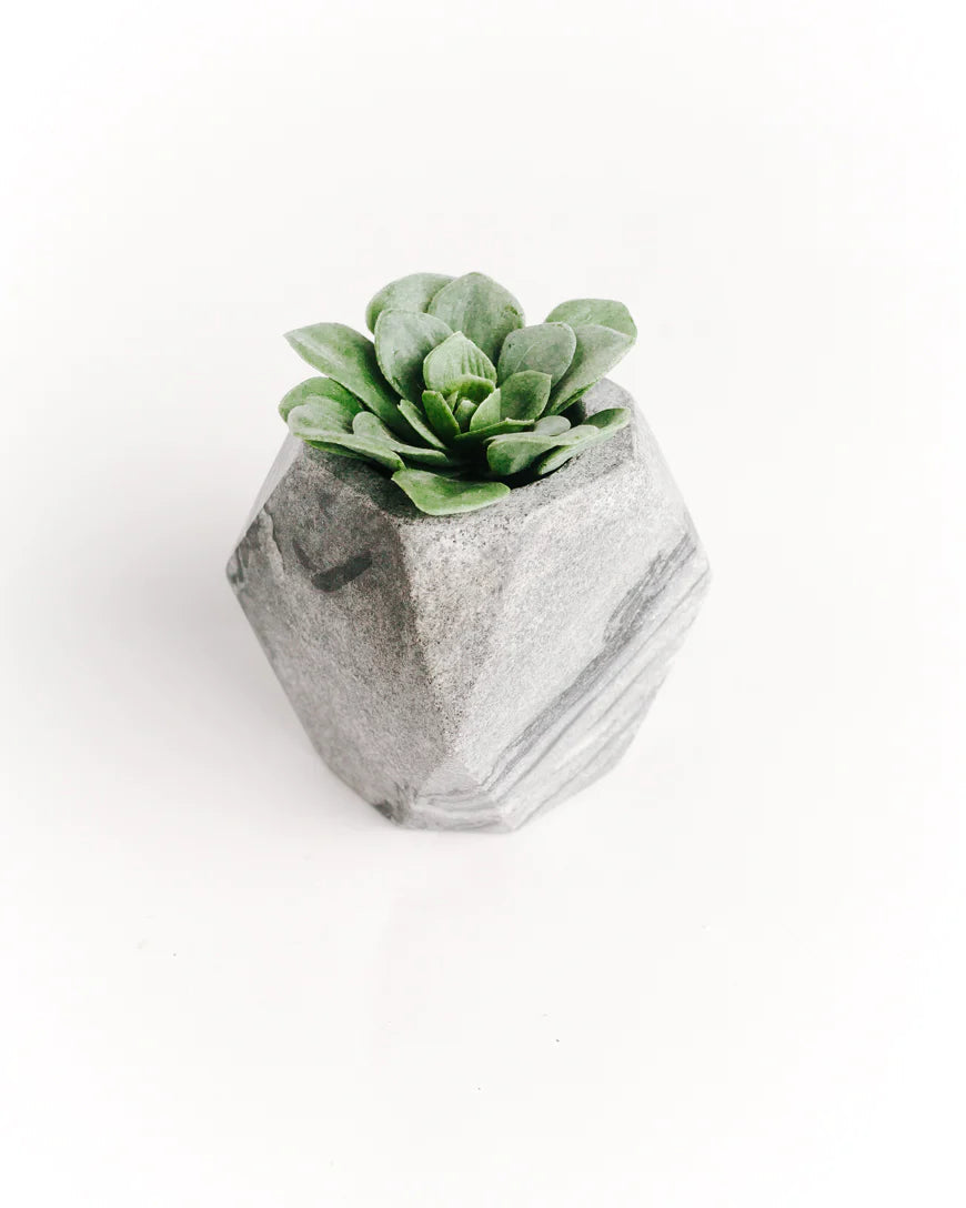 Geo Marble Planter - Vessel