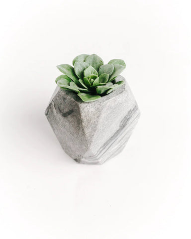 Geo Marble Planter - Vessel