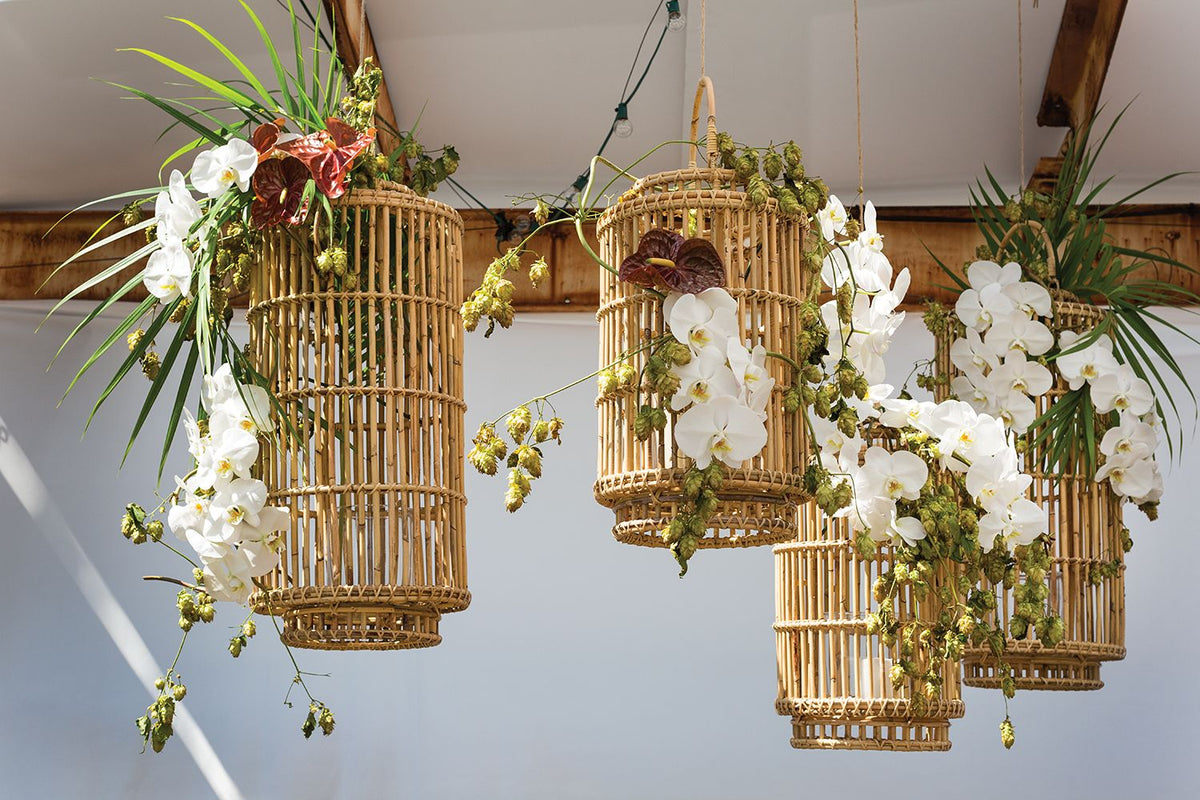 Handwoven Rattan Lantern - Vessel