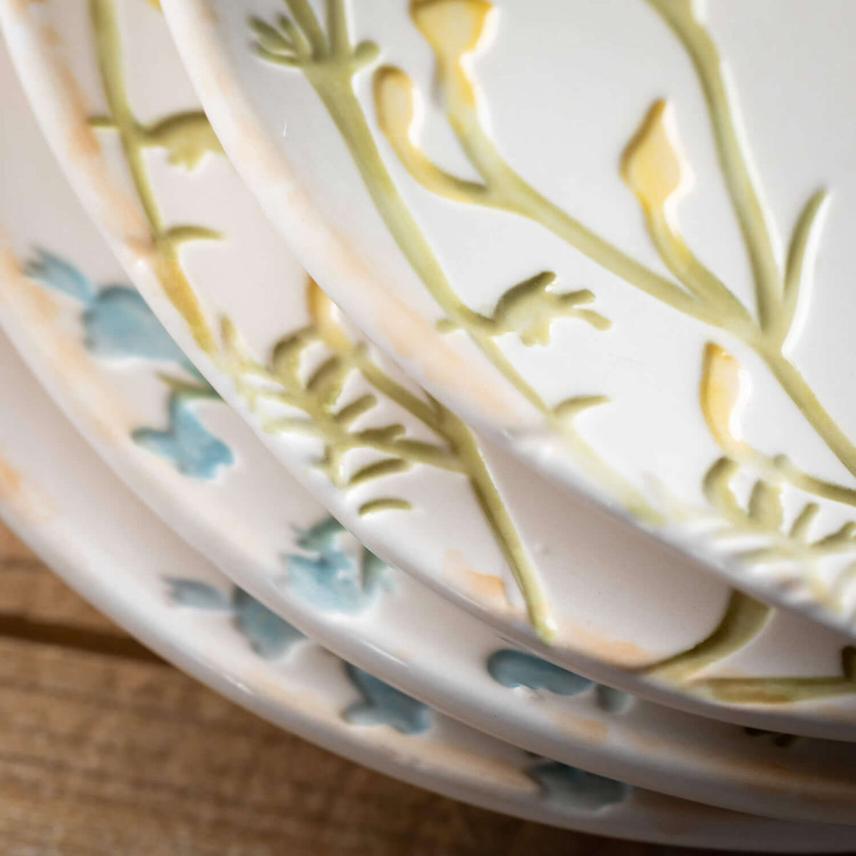 Herb Imprinted Snack Plates - Vessel