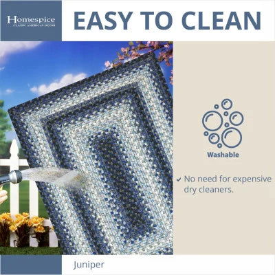 Juniper Blue Braided Rugs - Vessel