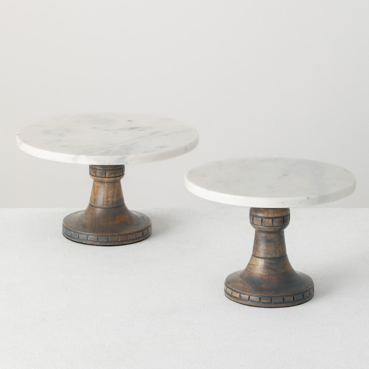 Marble Pedestals - Set of 2 - Vessel