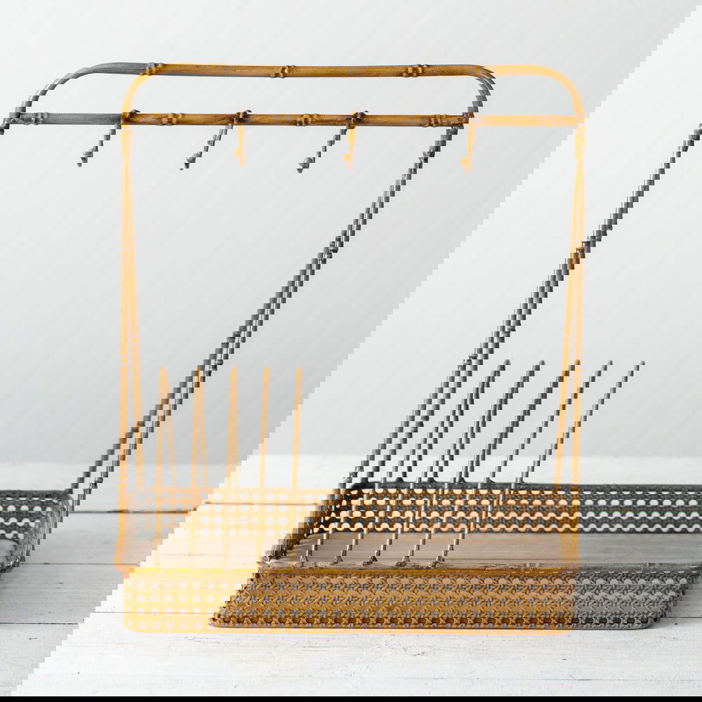 Metal Bamboo Dish and Mug Rack - Vessel