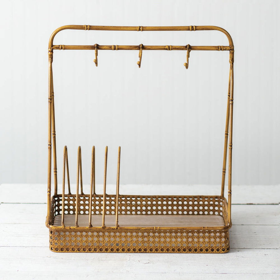 Metal Bamboo Dish and Mug Rack - Vessel
