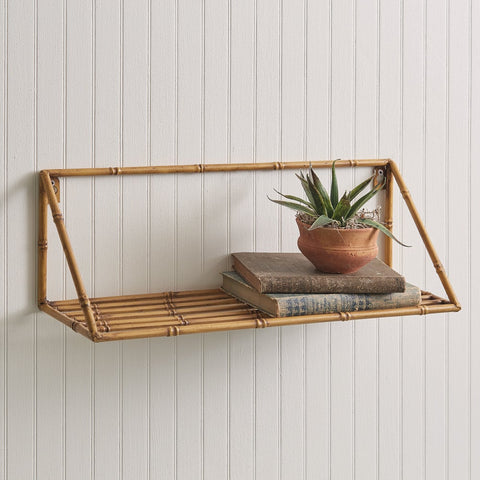 Metal Bamboo Wall Shelf - Vessel