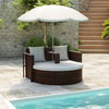 Poly Rattan 2 Seater Garden Sofa - Vessel