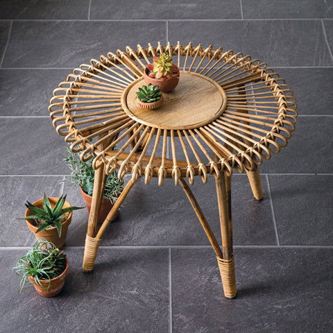 Rattan Side Table - Vessel