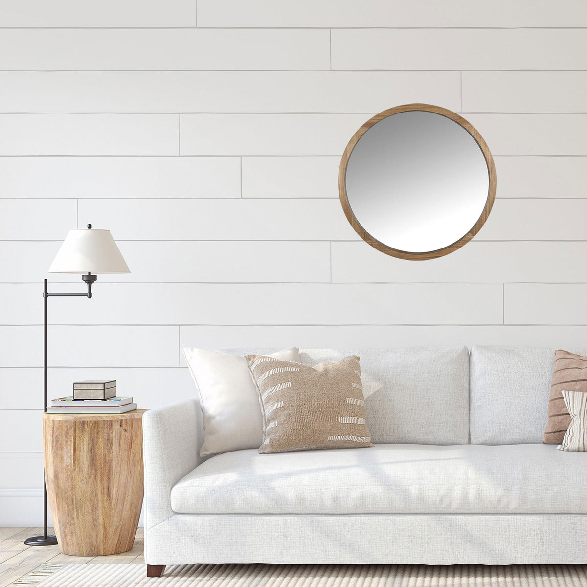 Simple Round Wall Mirror - Vessel