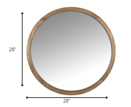 Simple Round Wall Mirror - Vessel