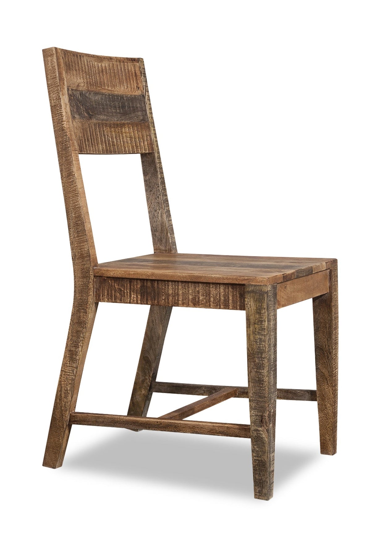 Solid Mango Wood Dining Chairs - Set of Two - Vessel