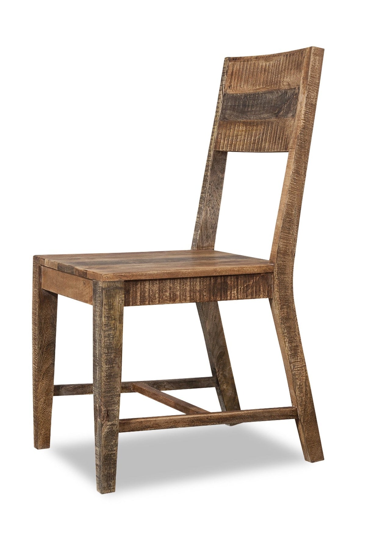 Solid Mango Wood Dining Chairs - Set of Two - Vessel