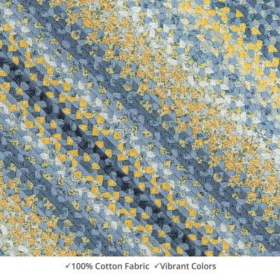 Sunflowers Cotton Braided Rugs - Vessel