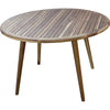 Teak Dining Table In Natural Finish - Vessel